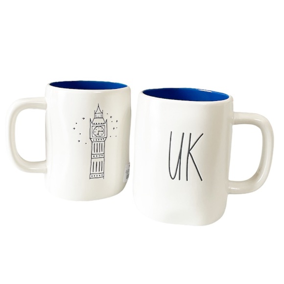 Rae Dunn Other - NEW HTF Rae Dunn UK Double Sided Mug